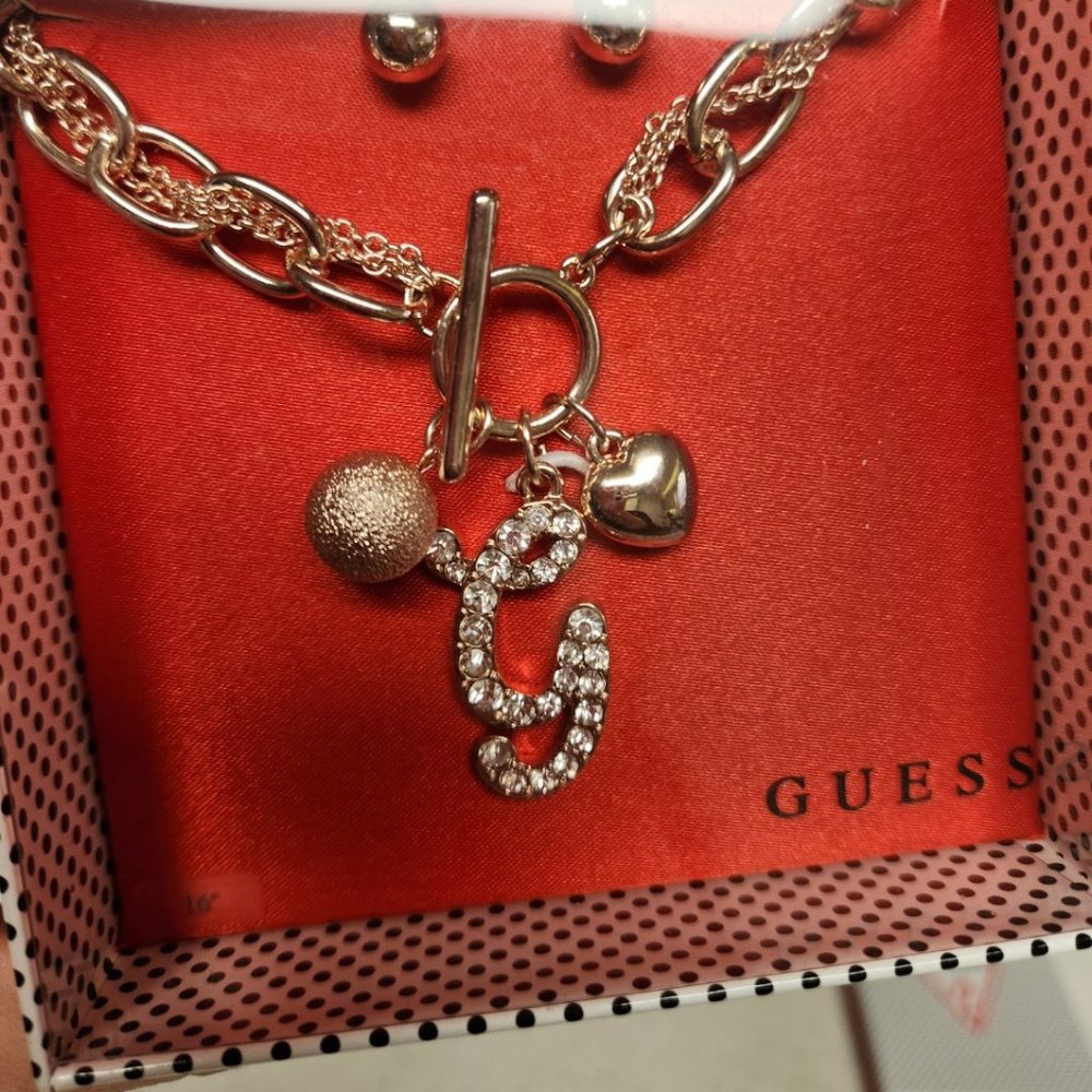 Guess Necklace/Earring Set